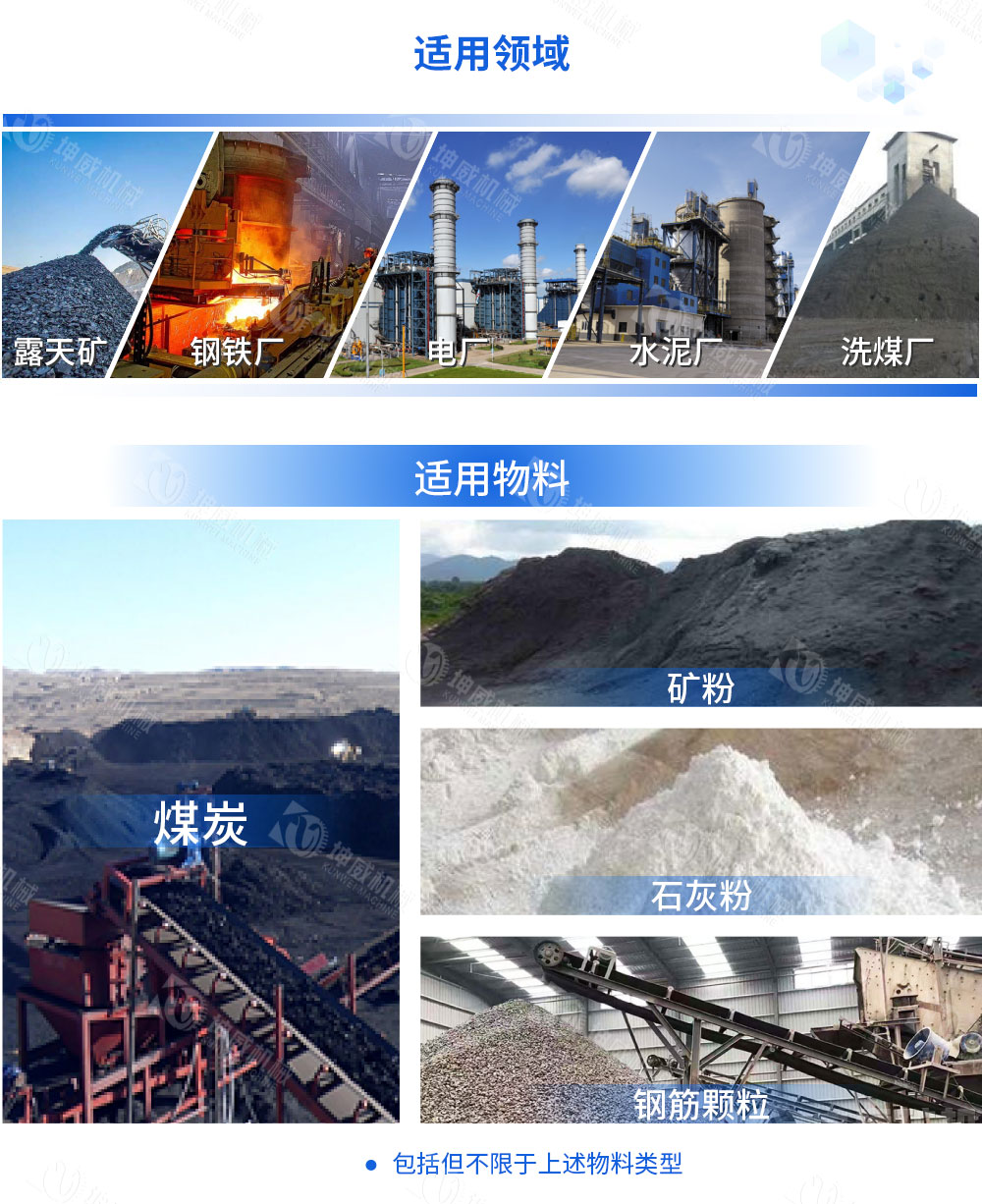 DTII帶式輸送機適用范圍 DTII帶式輸送機適用范圍